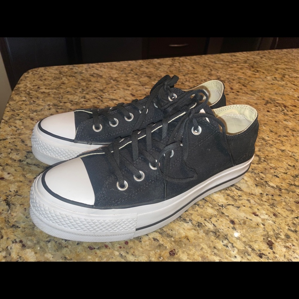 Black Platform Converse